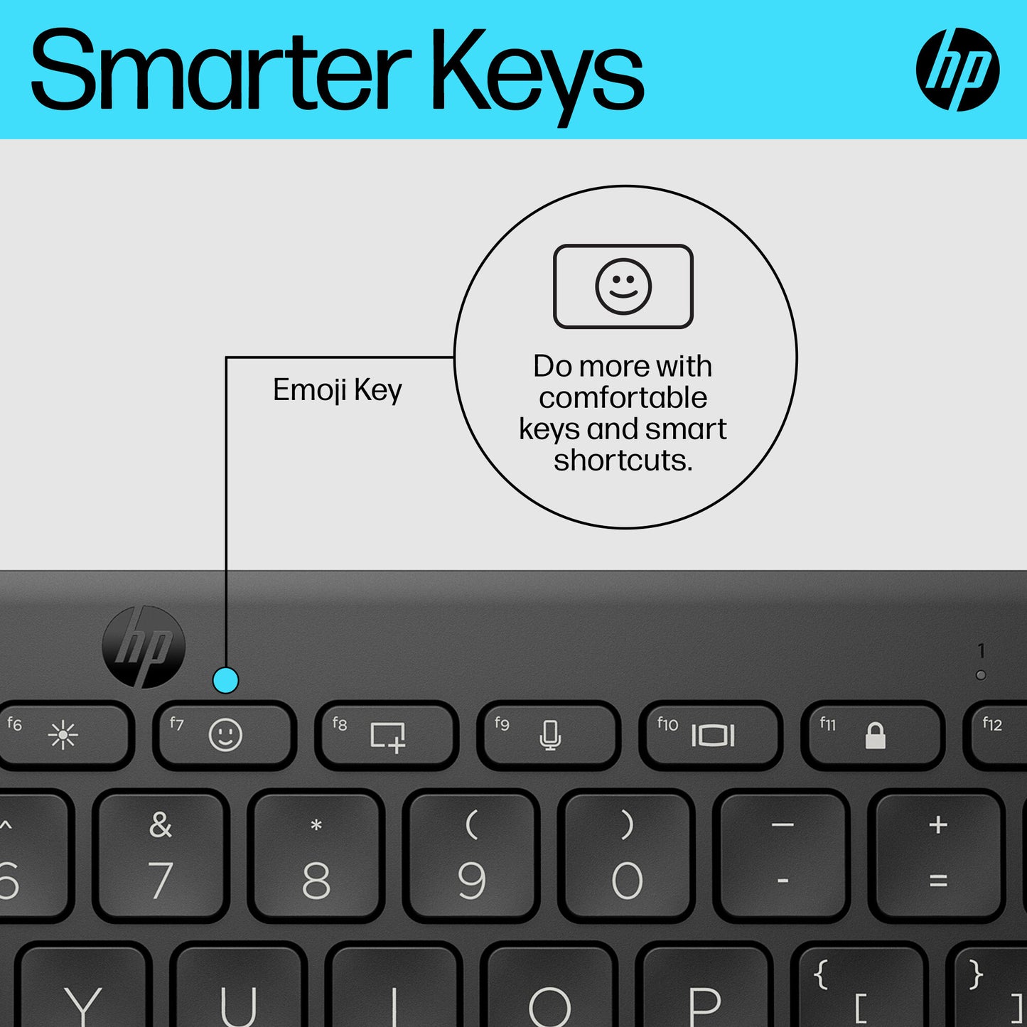 HP 350 Compact Multi-Device Bluetooth Keyboard
