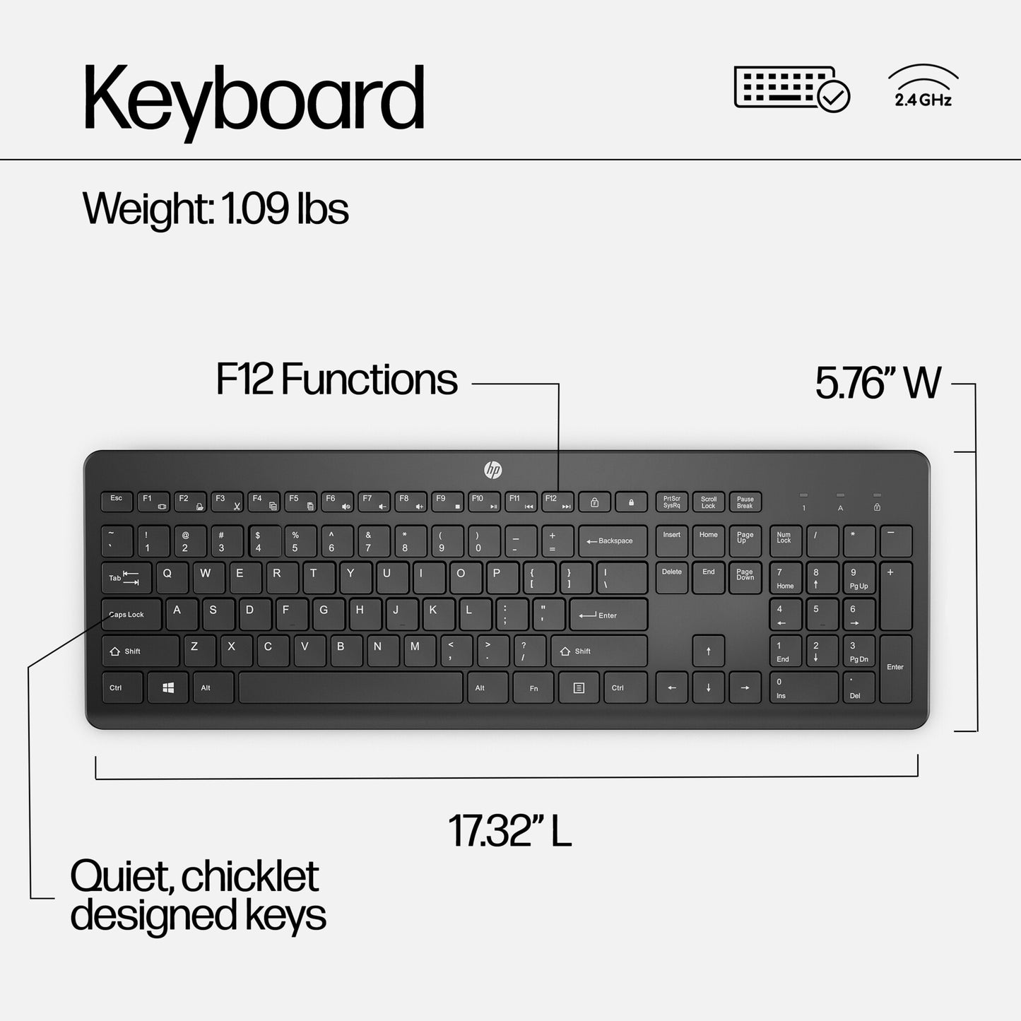 HP 230 Wireless Mouse and Keyboard Combo