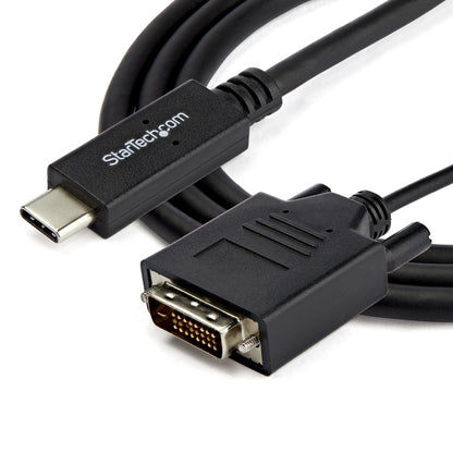 StarTech.com 6.6 ft. (2m) USB-C to DVI Cable - 1920 x 1200 - Black