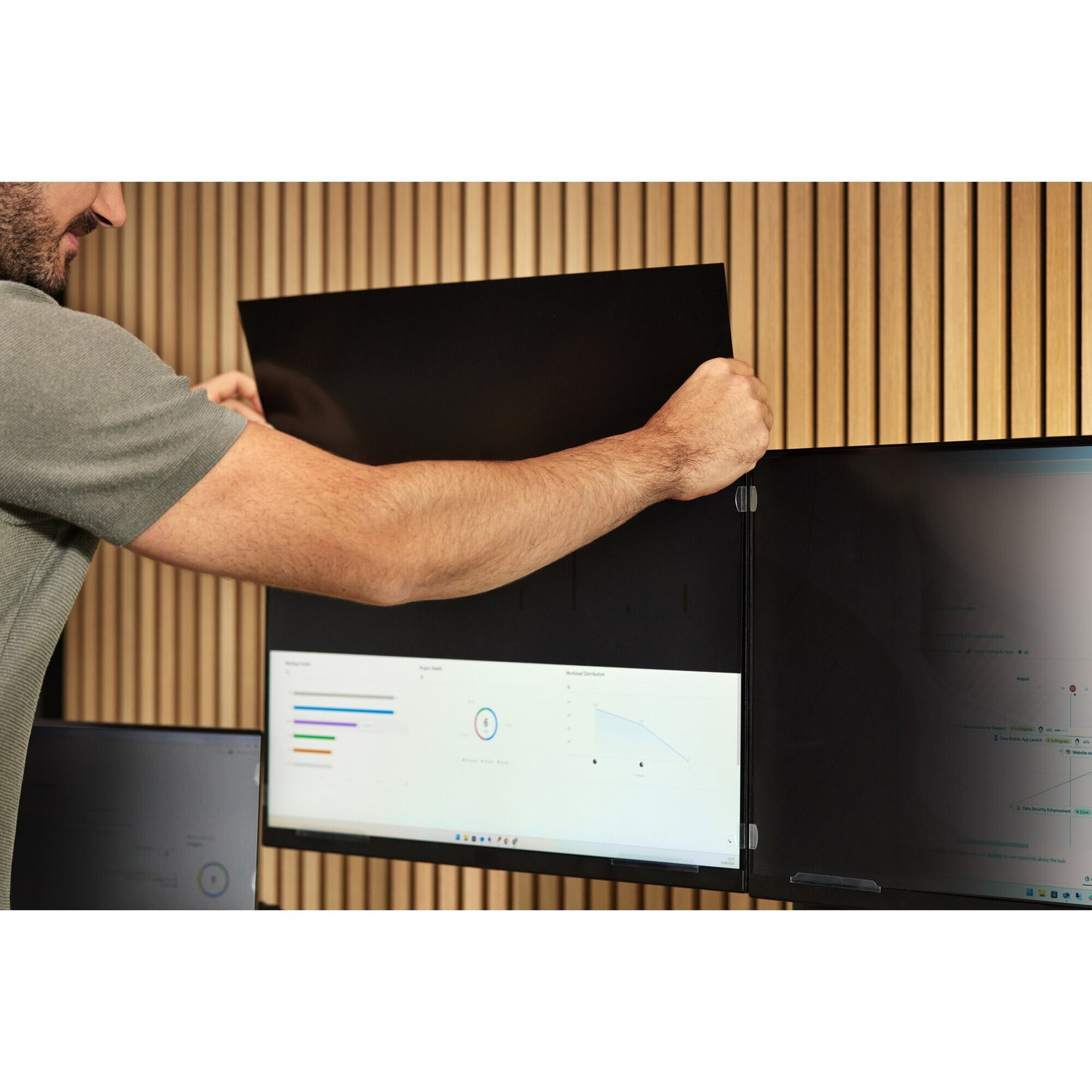 Kensington 2-way Removable Privacy Screen Filter for 23" Monitors 16:9
