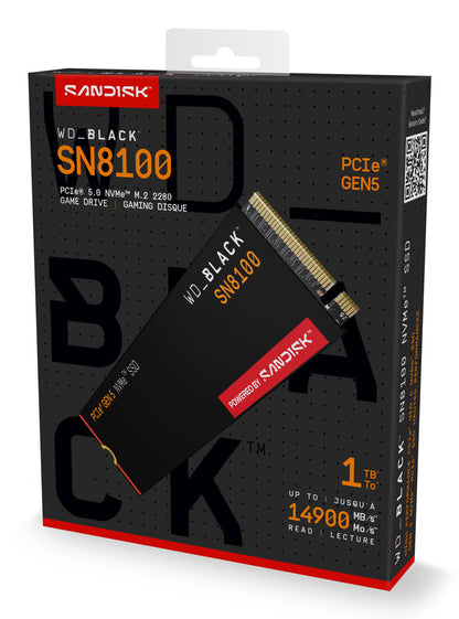 Western Digital Black WD_BLACK™ SN8100 NVMe™ SSD POWERED BY SANDISK 1 TB