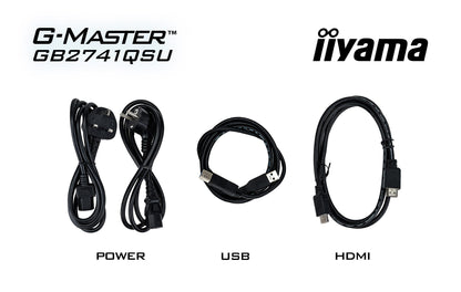 iiyama G-MASTER GB2741QSU-B1 computer monitor 68.6 cm (27") 2560 x 1440 pixels 4K Ultra HD LED Black