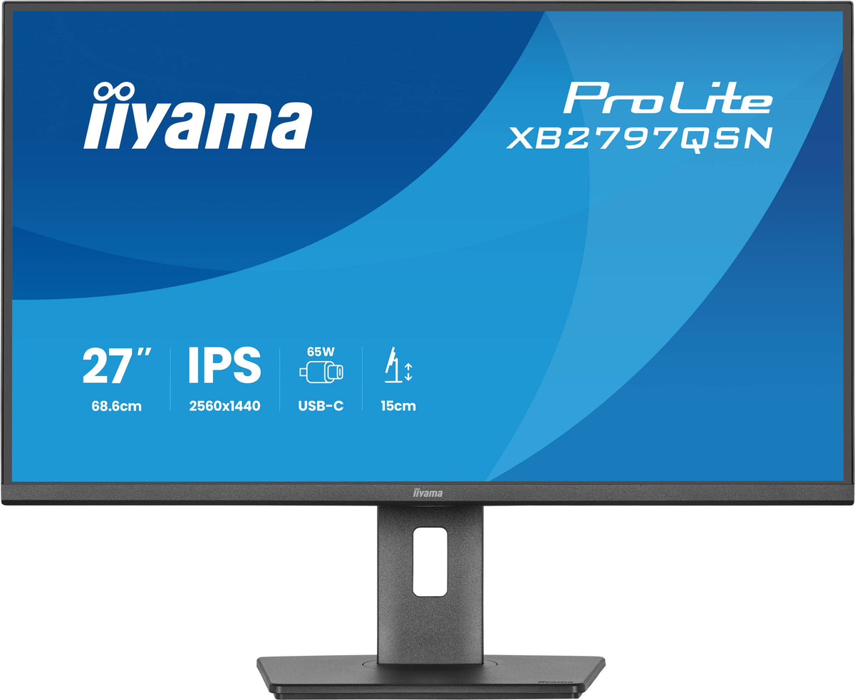 iiyama ProLite XB2797QSN-B1 computer monitor 68.6 cm (27") 2560 x 1440 pixels Quad HD LCD Black