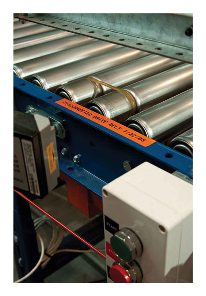 Brady M21-500-595-OR printer label Orange Self-adhesive printer label