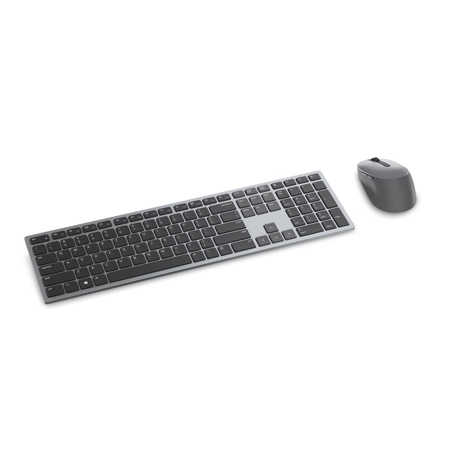 DELL KM7321W keyboard Mouse included Office RF Wireless + Bluetooth QWERTY US International Grey, Titanium