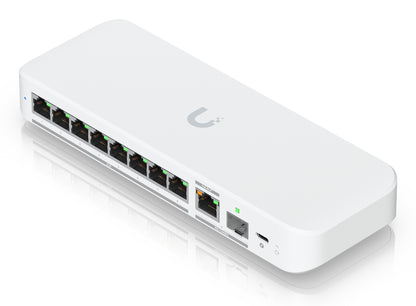 Ubiquiti UniFi Flex 2.5G Managed L2 2.5G Ethernet (100/1000/2500) Power over Ethernet (PoE) Desktop/Wall-Mounting White