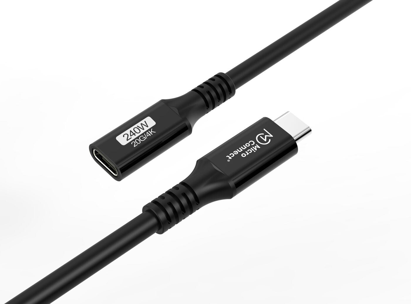 Microconnect USB3.2CC1EX USB cable USB 3.2 Gen 2x2 1 m USB C 240 W Black