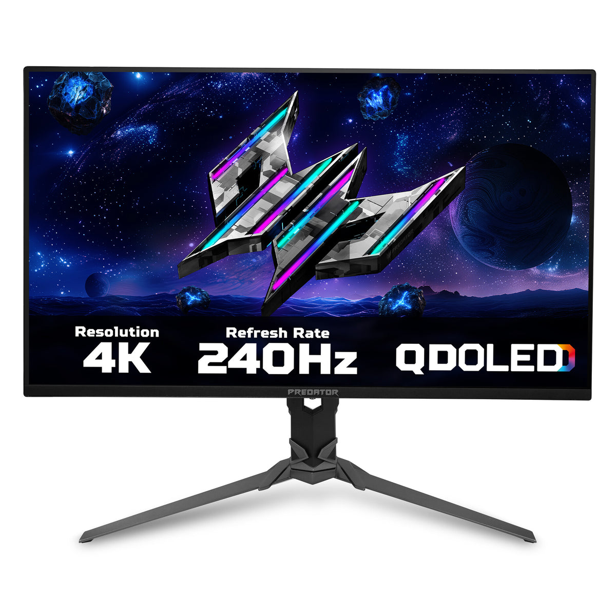 Acer X Predator X27X1 - 26.5", Ultra HD (3840x2160), QD-OLED, 240Hz, 0.03ms, HDR400 TrueBlack, FreeSync Premium Pro, Gaming Monitor