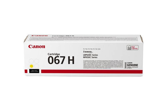 Canon 067H toner cartridge 1 pc(s) Original Yellow