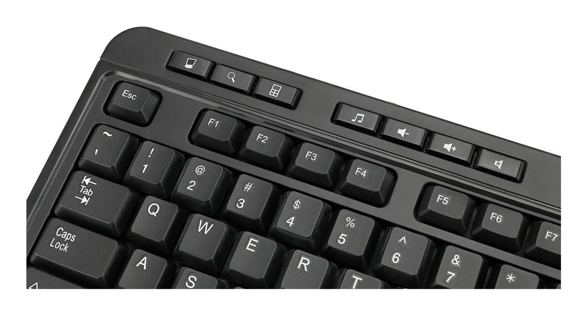 Adesso WKB-1320CB-UK keyboard Mouse included Home RF Wireless QWERTY UK English Black