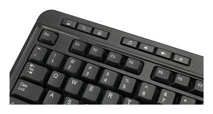 Adesso WKB-1320CB-UK keyboard Mouse included Home RF Wireless QWERTY UK English Black
