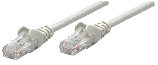 Intellinet Network Patch Cable, Cat6A, 20m, Grey, Copper, S/FTP, LSOH / LSZH, PVC, RJ45, Gold Plated Contacts, Snagless, Booted, Lifetime Warranty