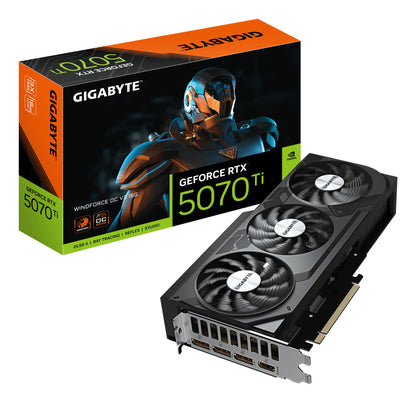 GIGABYTE GeForce RTX 5070 Ti WINDFORCE OC V2 16G Graphics Card