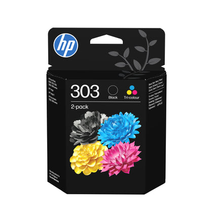 HP 303 2-pack Black/Tri-color Original Ink Cartridges