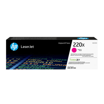 HP 220X magenta original LaserJet toner cartridge