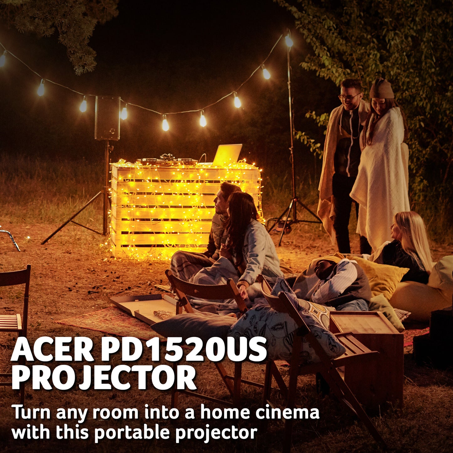 Acer PD1520Us LED Projector, Full HD 1080p (1920×1080), 500 ANSI Lumens