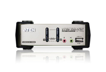 ATEN CS1732B-AT-E KVM switch Black, Metallic