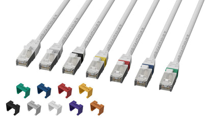Lanview LV-SFTP6A005W networking cable White 0.5 m Cat6a S/FTP (S-STP)