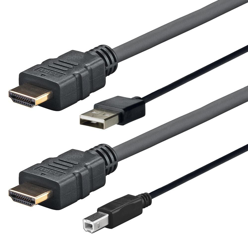 Vivolink PROHDMIUSBAB4AMP video cable adapter 4 m Black