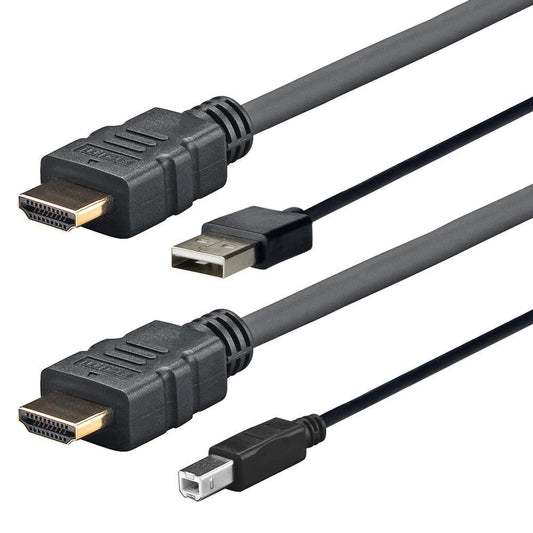 Vivolink PROHDMIUSBAB4AMP video cable adapter 4 m Black