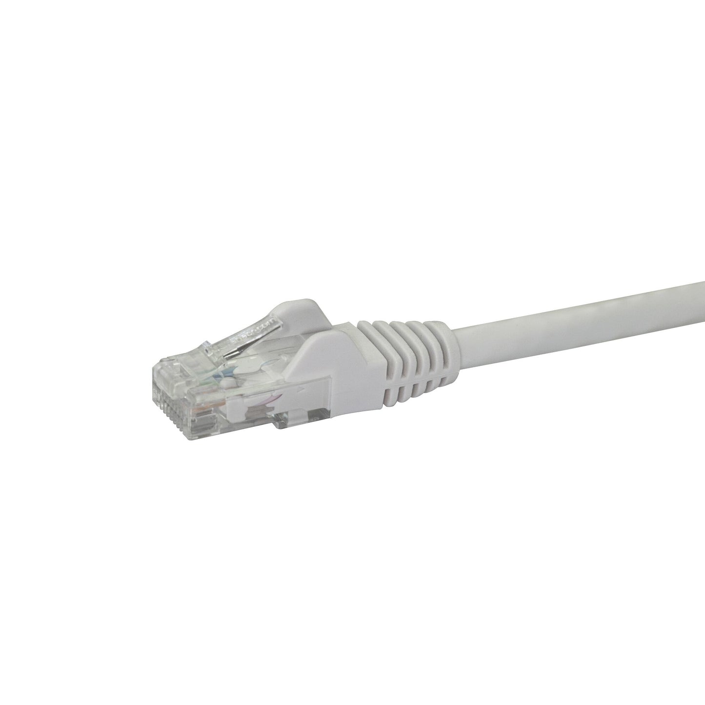 StarTech.com 75ft CAT6 Ethernet Cable - White CAT 6 Gigabit Ethernet Wire -250MHz 100W PoE RJ45 UTP Network/Patch Cord Snagless w/Strain Relief Individually Tested