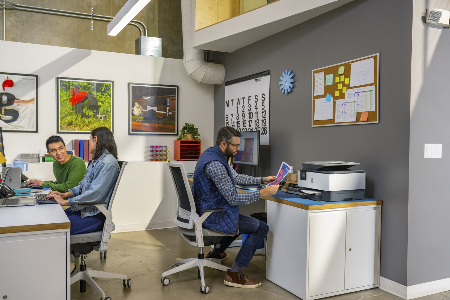 HP OfficeJet Pro 9120b Wireless All-in-One Color Printer, Two-sided printing; Copier, Scanner