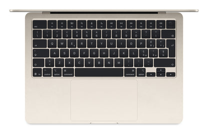 Apple MacBook Air 13-inch : M4 chip with 10-core CPU and 8-core GPU, 16GB, 256GB SSD - Starlight