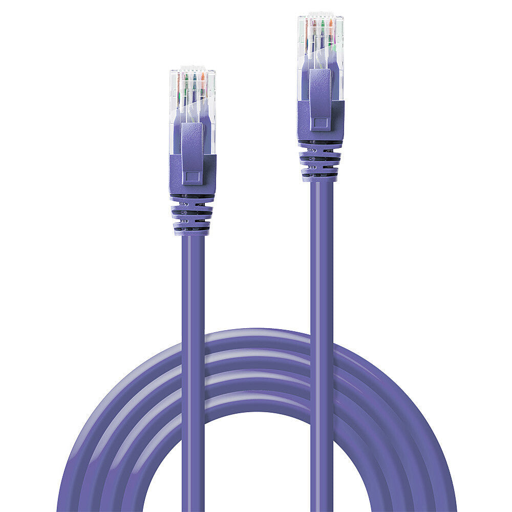 Lindy 1m Cat.6 U/UTP Network Cable, Purple