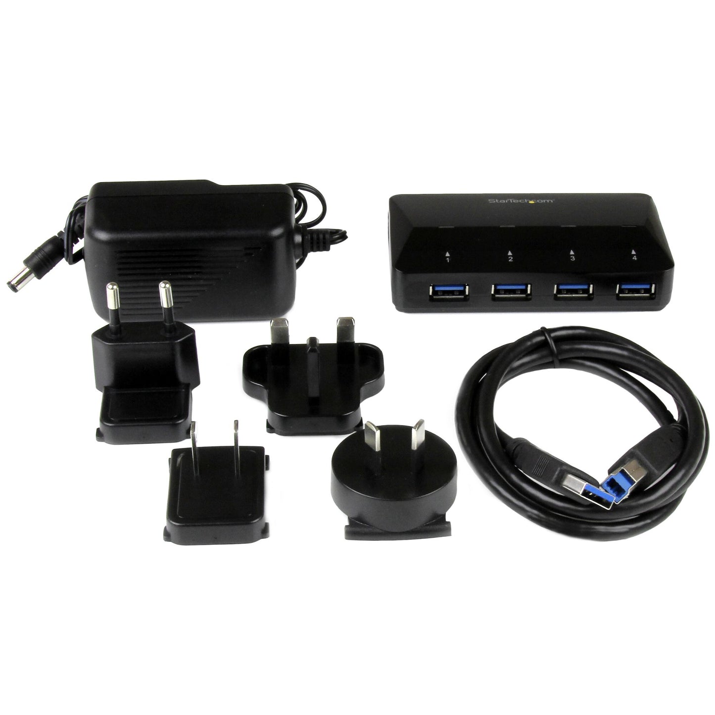 StarTech.com 4-Port USB 3.0 Hub (5Gbps) plus Dedicated Charging Port - 1 x 2.4A Port