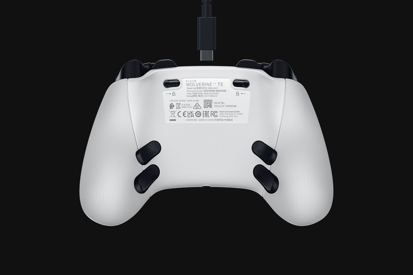 Razer Wolverine V3 Tournament Edition White USB Gamepad Analogue PC, Xbox Series S, Xbox Series X