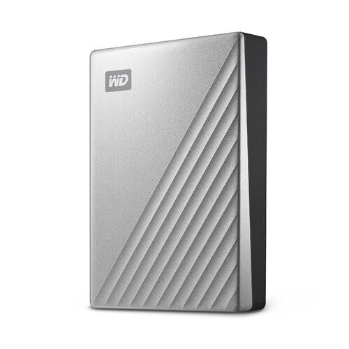 Western Digital WDBPMV0040BSL-WESN external hard drive 4 TB USB Type-C 3.2 Gen 1 (3.1 Gen 1) Silver