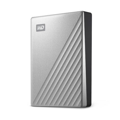 Western Digital WDBPMV0040BSL-WESN external hard drive 4 TB USB Type-C 3.2 Gen 1 (3.1 Gen 1) Silver