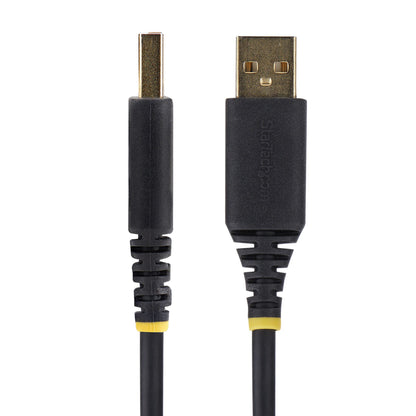 StarTech.com 3ft (1m) USB to Serial Adapter Cable, COM Retention, Interchangeable Screws/Nuts, USB-A to DB9 RS232, FTDI IC, ESD Protection, Windows/macOS/Linux