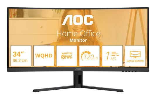AOC CU34B3E 34-inch UltraWide curved monitor