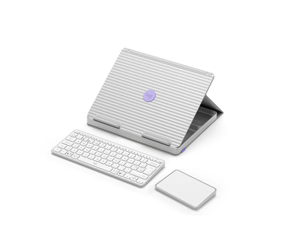 Logitech 920-011241 mobile device keyboard QWERTY UK English Bluetooth Grey, Violet, White