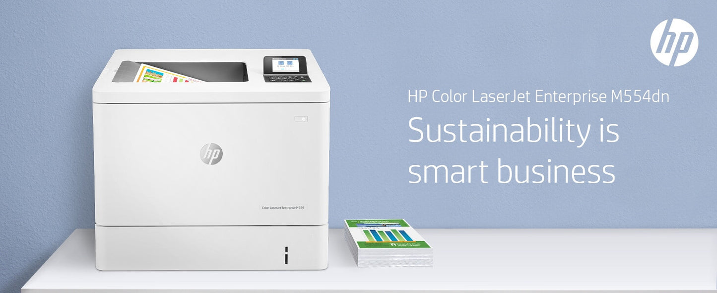 HP Color LaserJet Enterprise M554dn Printer