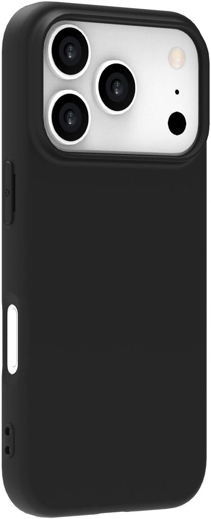 eSTUFF INFINITE (GRS) VIENNA iPhone 18 Pro/17 Pro Black Cover. Material: 100% recycled TPU mobile phone case