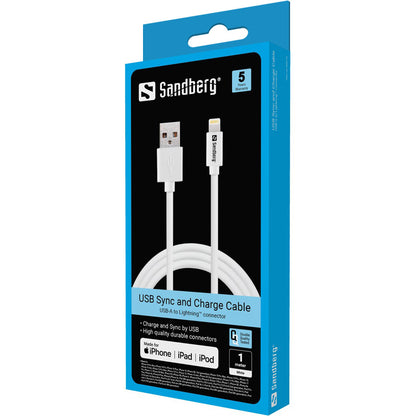 Sandberg USB>Lightning MFI 1m White