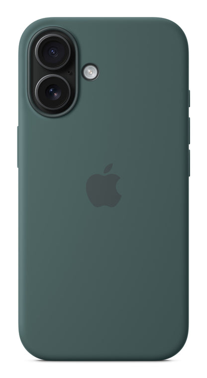 Apple iPhone 16 Silicone Case with MagSafe - Lake Green