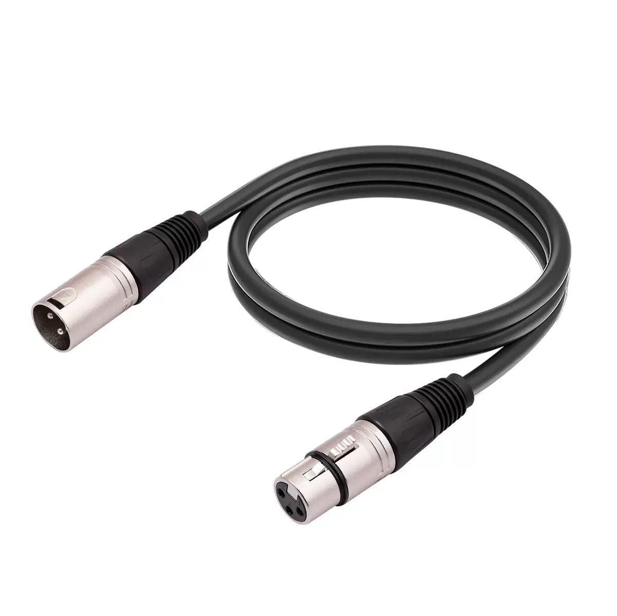 Microconnect XLRMF5 audio cable 5 m XLR Black