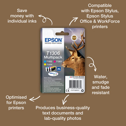Epson Stag T1303 DURABrite Ultra Single Magenta Ink