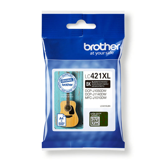 Brother LC-421XLBK ink cartridge 1 pc(s) Original High (XL) Yield Black