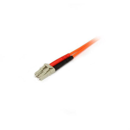 StarTech.com 2m Fiber Optic Cable - Multimode Duplex 50/125 - LSZH Fiber Jumper Cord - LC/SC