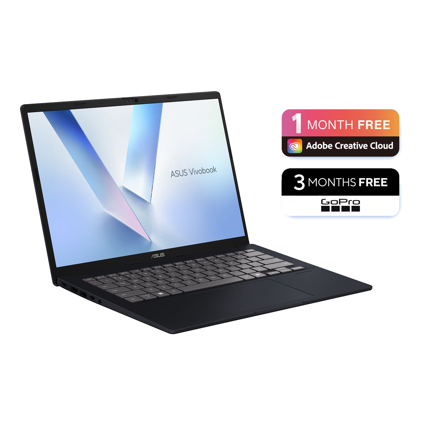 ASUS Vivobook 14 M1407GA-LY009W Copilot+ PC AMD Ryzen™ AI 7 445 Laptop 35.6 cm (14") WUXGA 16 GB DDR5-SDRAM 1 TB SSD Wi-Fi 6 (802.11ax) Windows 11 Home Blue