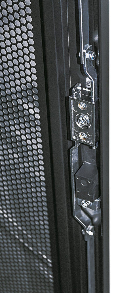 Intellinet 19" Server Cabinet - Free Standing, 42U, 800x1000mm (width x depth), Black, Assembled, Max 1500kg, Multi-Point Door Lock, One Lock Per Side Panel, Usable Depth 123 to 773mm, IP20 rated, Rack, Steel