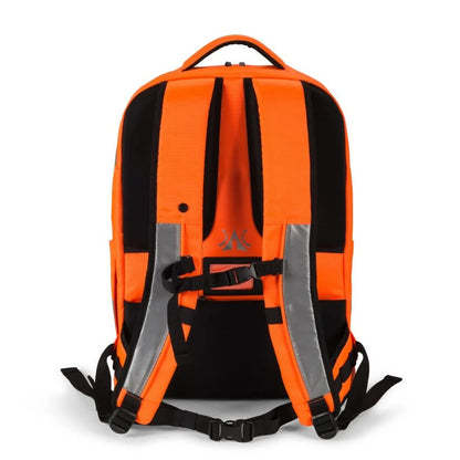 DICOTA Hi-Vis backpack Orange Polyethylene terephthalate (PET), Thermoplastic polyurethane (TPU)