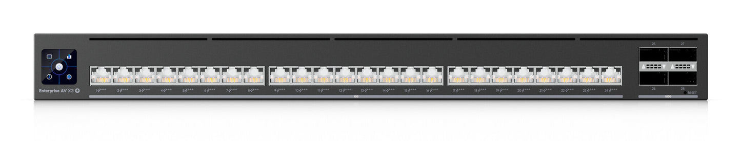 Ubiquiti UniFi EAV-XG-24-PoE (2150W) Managed L2/L3 10G Ethernet (100/1000/10000) Power over Ethernet (PoE) 1U Black
