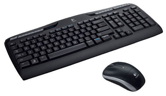 Logitech Wireless Combo MK330 keyboard Mouse included Office USB QWERTZ German Black