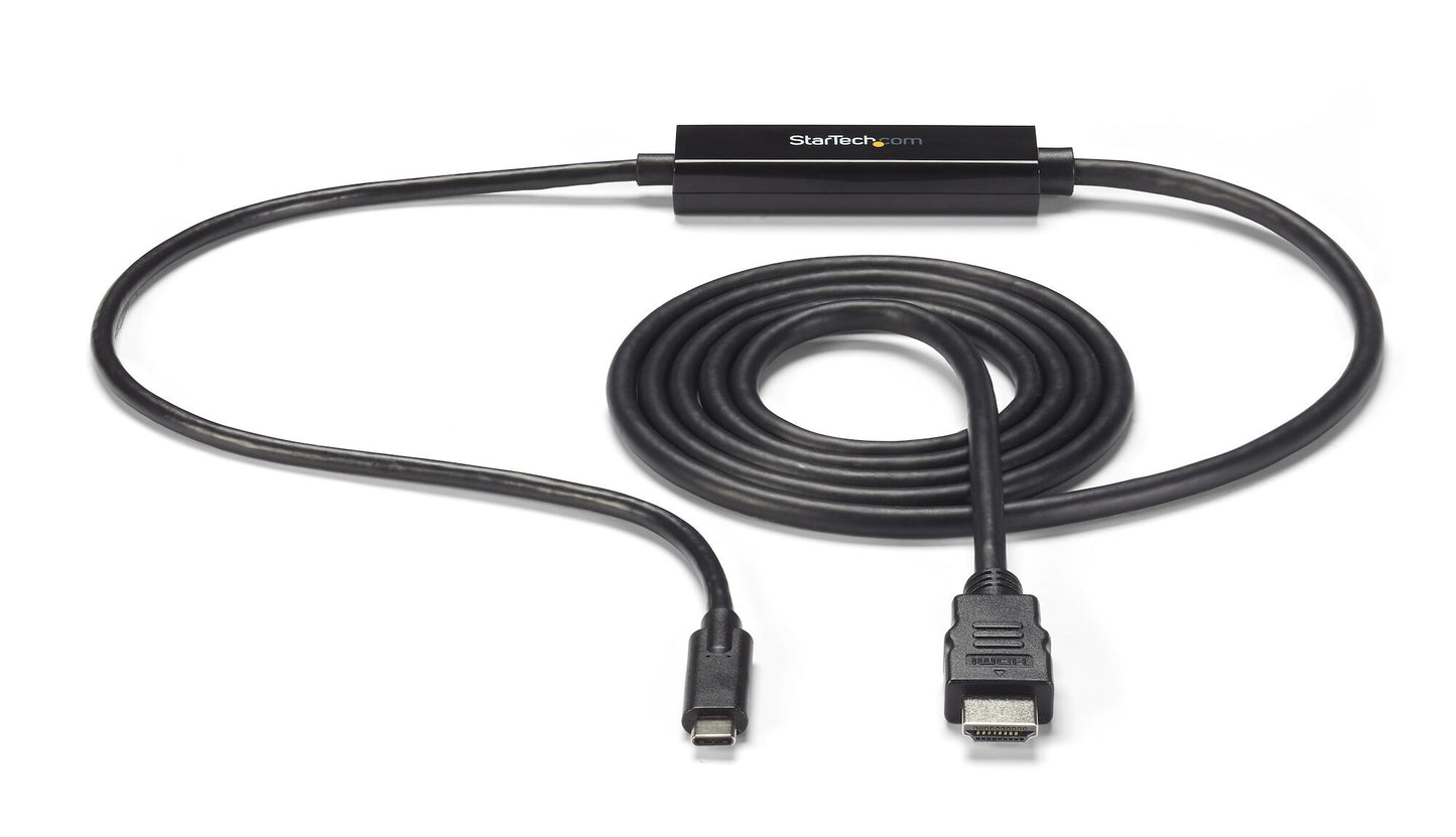 StarTech.com USB-C to HDMI Adapter Cable - 2m (6 ft.) - 4K at 30 Hz