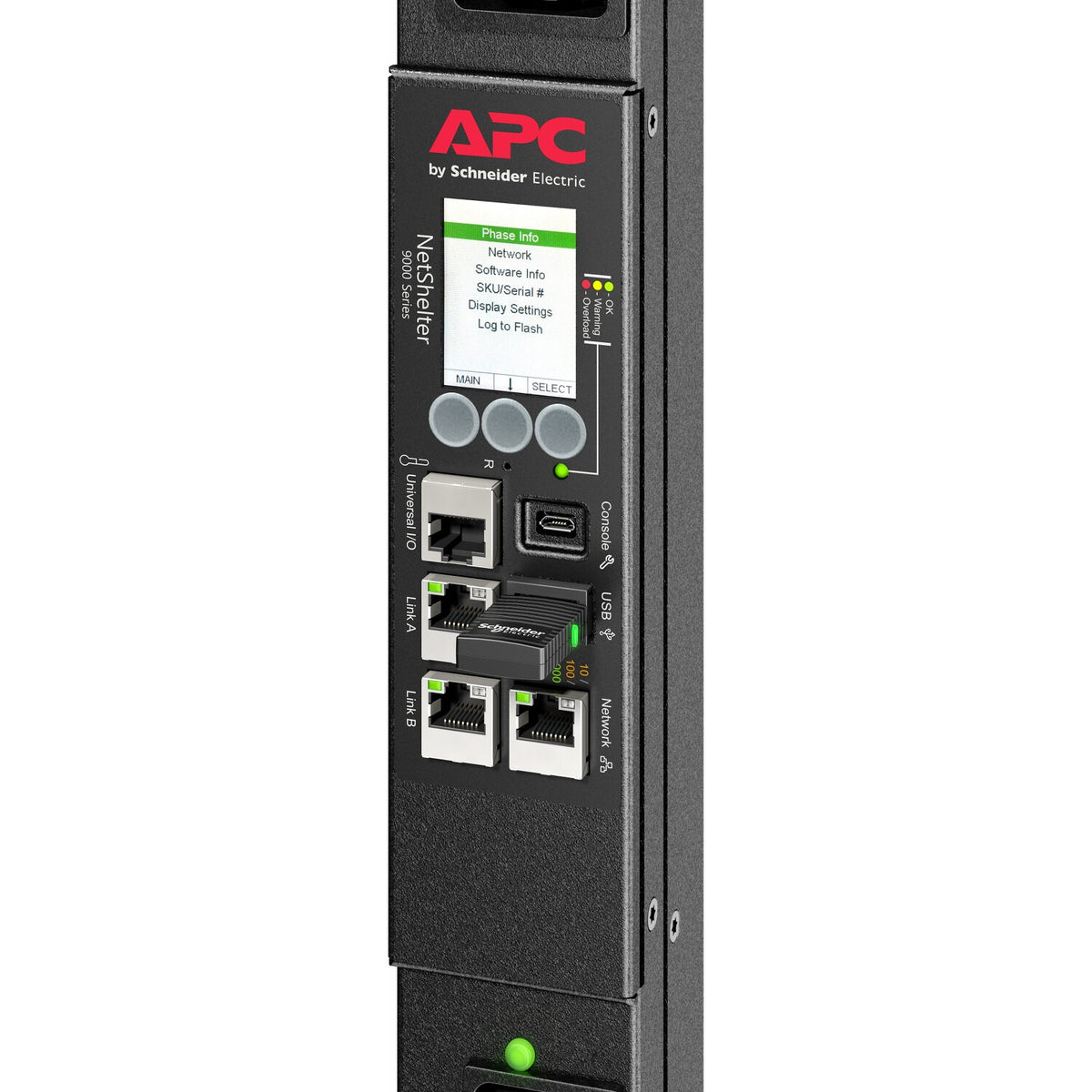 APC Rack PDU 9000 Switched, ZeroU, 20A, 208V, (21) C13/C15 & (3) C19/C21, L620 Cord
